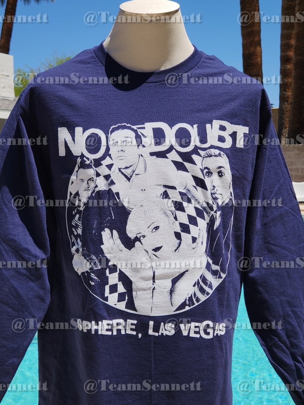 No Doubt Sphere Shirt // Blue Long Sleeve // Las Vegas Residency 2026